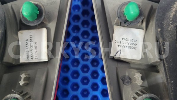 Фонарь Nissan Almera 2014 265554AA1A G15 K4M, задний Nissan Almera 