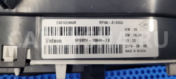 Панель приборов Renault Logan 2014 248102495R L8MV K7M Renault Logan 