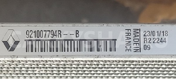 Радиатор кондиционера Nissan Almera 2018 921007794R G15 K4M Nissan Almera 