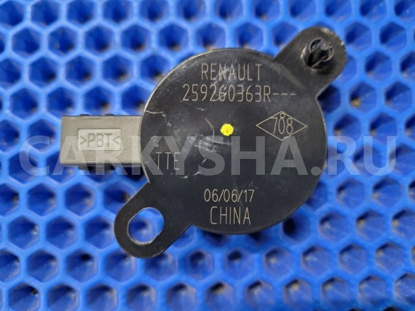 Звуковой зуммер Renault Logan 2018 259260363R L8A9 K4M Renault Logan 