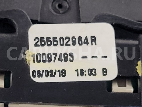 Переключатель круиз-контроля Renault Logan 2018 255502964R L8A9 K4M Renault Logan 