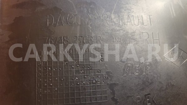 Подкрылок Renault Logan 2018 767482706R L8A9 K4M, задний правый Renault Logan 