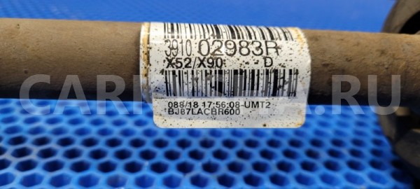 Привод Renault Logan 2018 391002983R L8A9 K4M, передний правый Renault Logan 