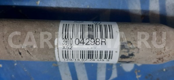 Привод Renault Logan 2014 391004298R L8MV K7M, передний правый Renault Logan 